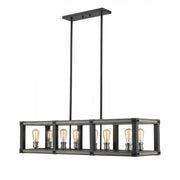 8 Light Linear Chandelier
