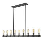 9 Light Linear Chandelier