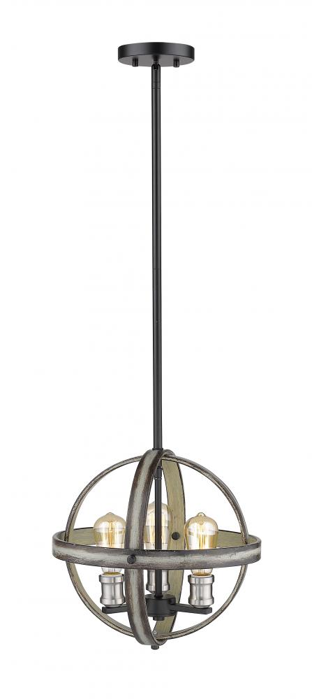 Z-Lite Lighting 472B14-ABB Pendant Restoration - Ashen Barnboard