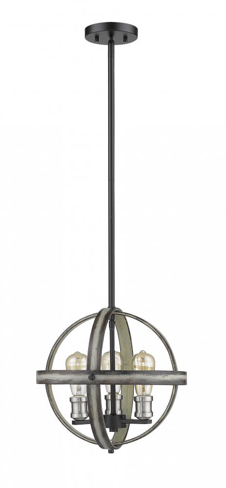 Z-Lite Lighting 472B14-ABB Pendant Restoration - Ashen Barnboard