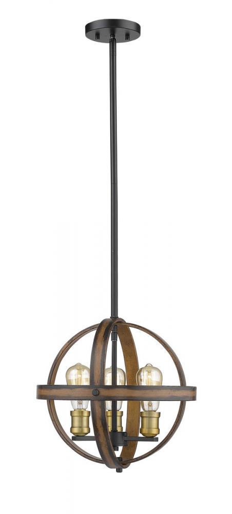 Z-Lite Lighting 472B14-RM Pendant Restoration - Brown