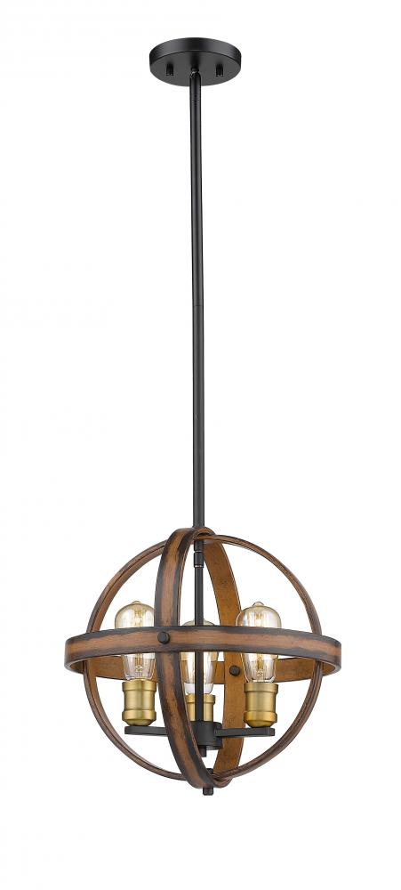 Z-Lite Lighting 472B14-RM Pendant Restoration - Brown