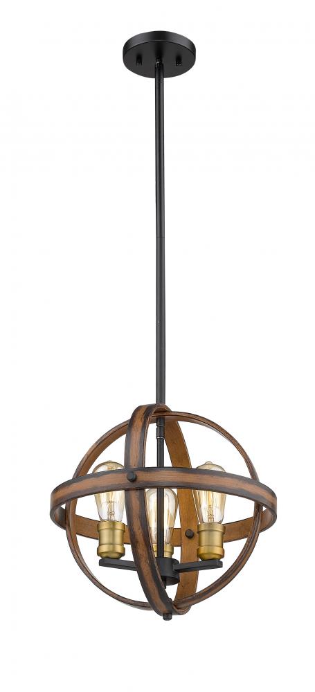 Z-Lite Lighting 472B14-RM Pendant Restoration - Brown