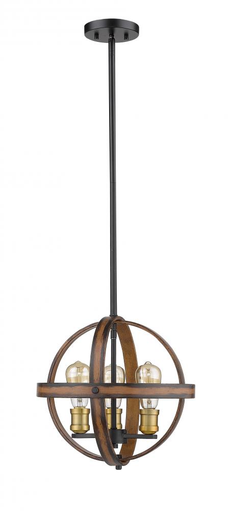 Z-Lite Lighting 472B14-RM Pendant Restoration - Brown