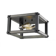 2 Light Flush Mount Light