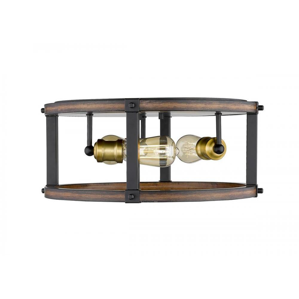 3 Light Flush Mount Light