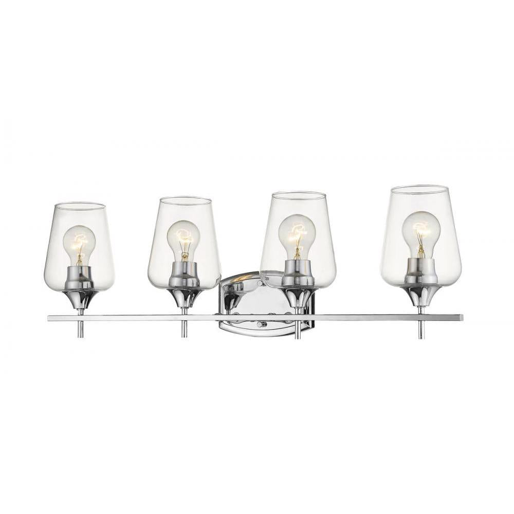 4 Light Vanity-Clear