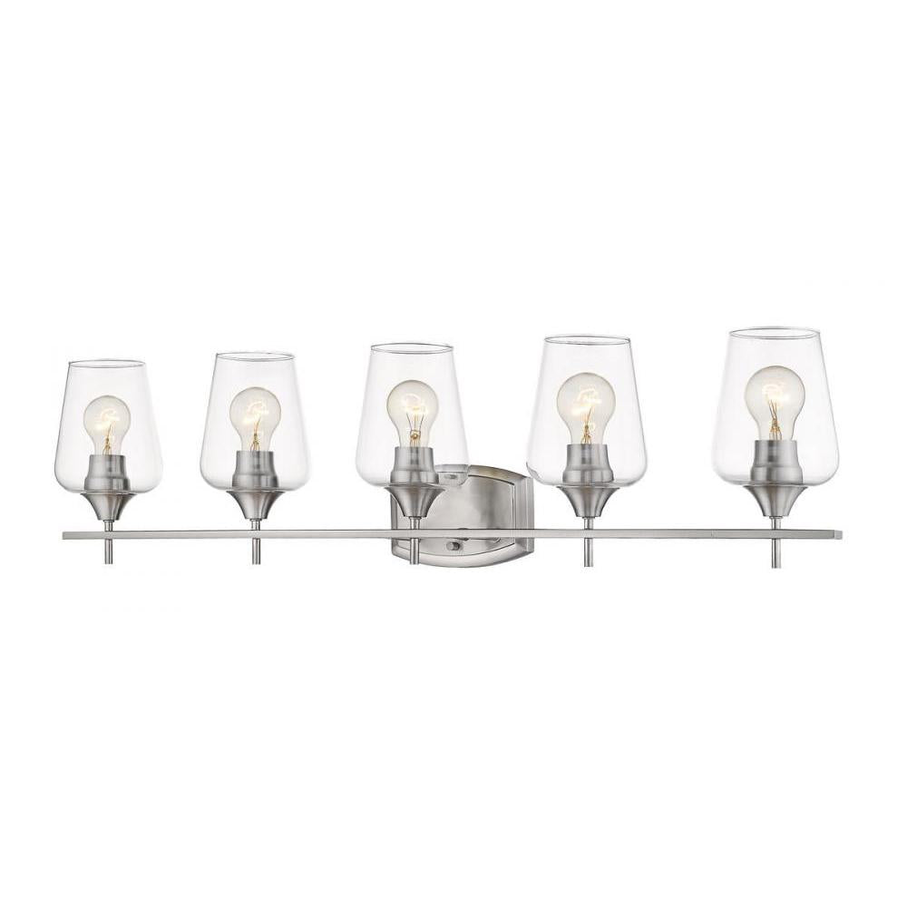 5 Light Vanity-Clear
