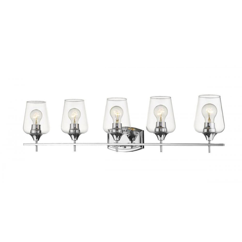 5 Light Vanity-Clear