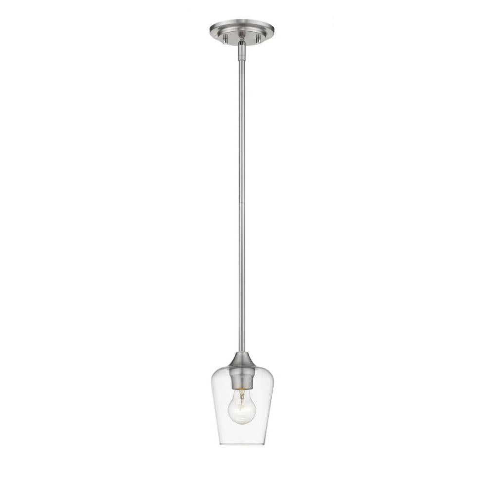 1 Light Pendant-Clear