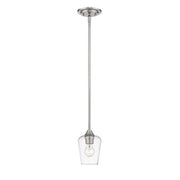 1 Light Pendant-Clear