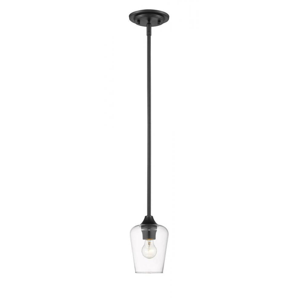 1 Light Pendant-Clear