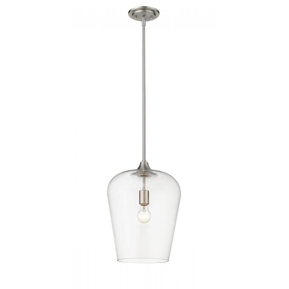 1 Light Pendant-Clear