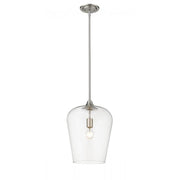 1 Light Pendant-Clear