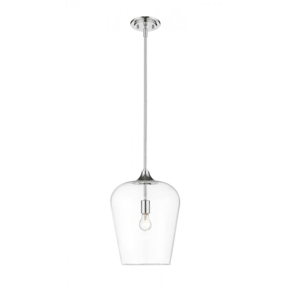 1 Light Pendant-Clear