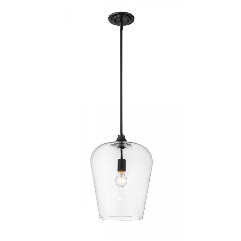 Z-Lite Lighting 473P12-MB Pendant Art Deco - Black