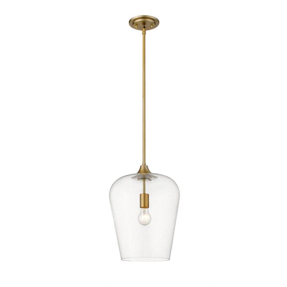 1 Light Pendant-Clear