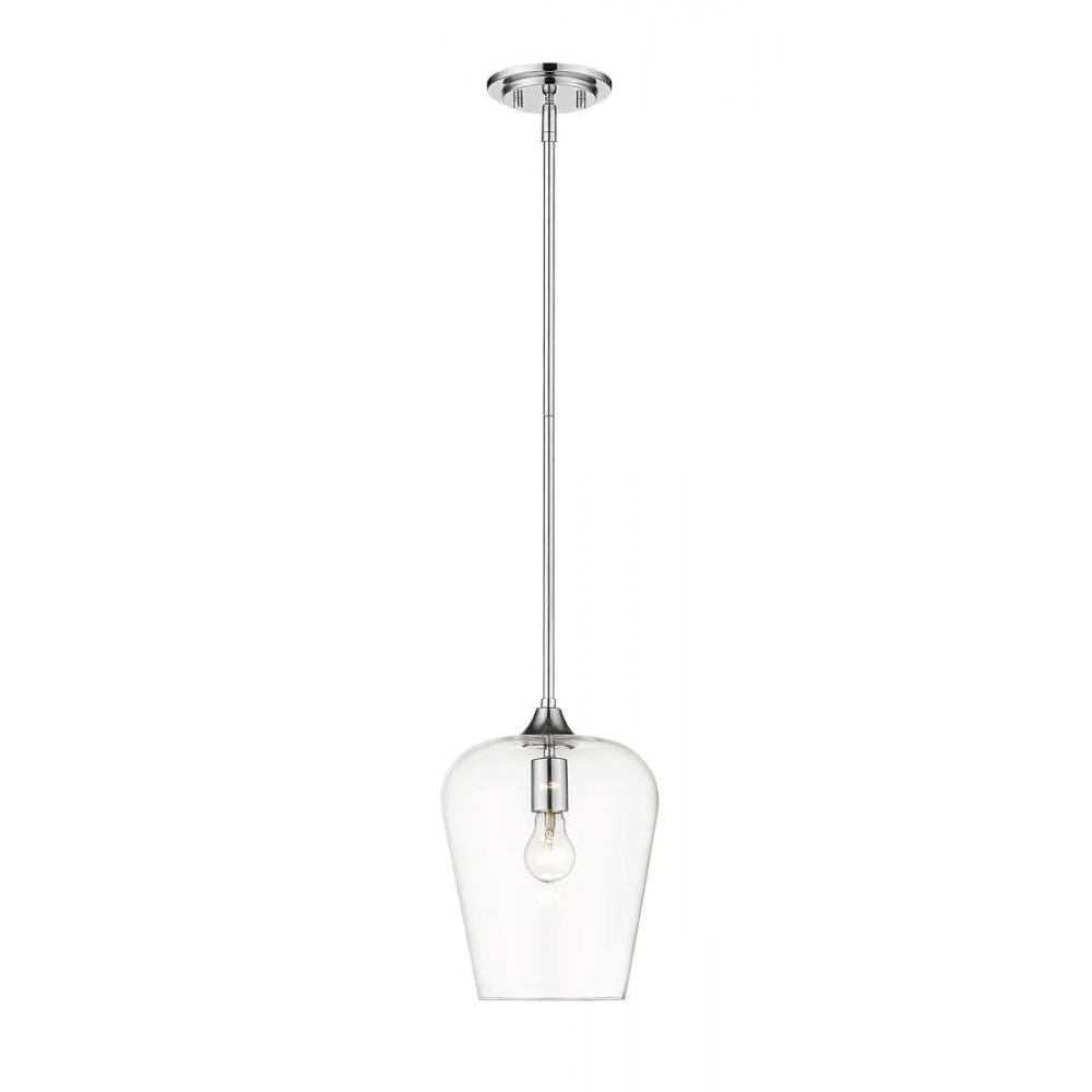 1 Light Pendant-Clear