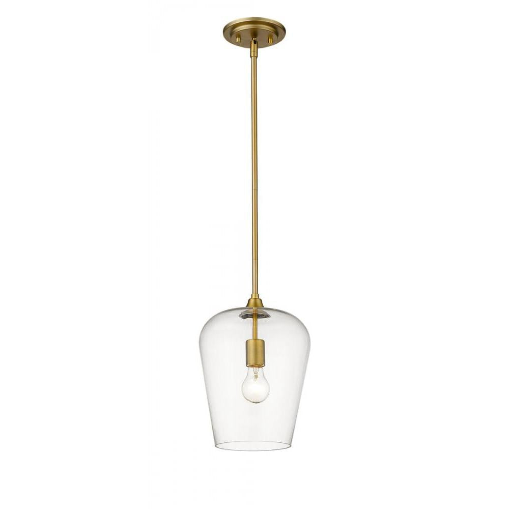 1 Light Pendant-Clear