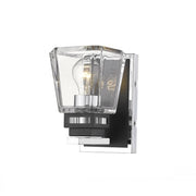 1 Light Wall Sconce-Clear