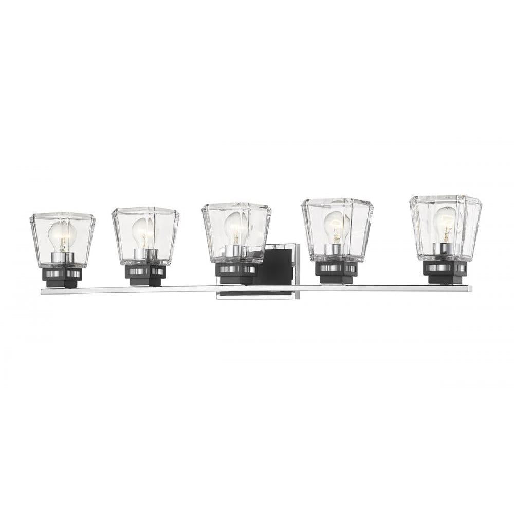 5 Light Vanity-Clear