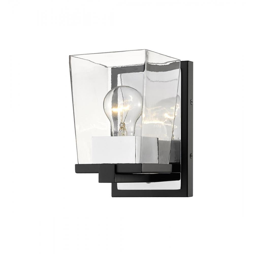 1 Light Wall Sconce-Clear
