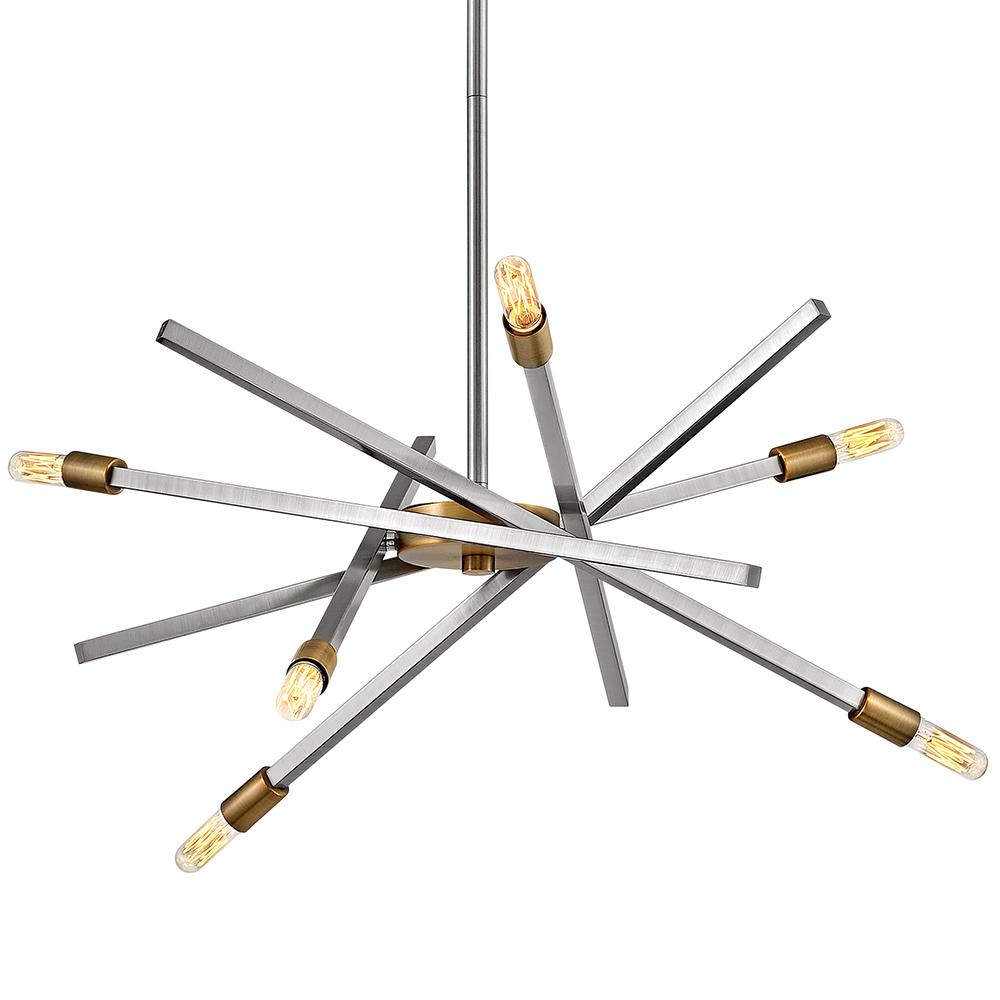 Hinkley Lighting ARCHER 4765BN Chandelier Contemporary - Brushed Nickel