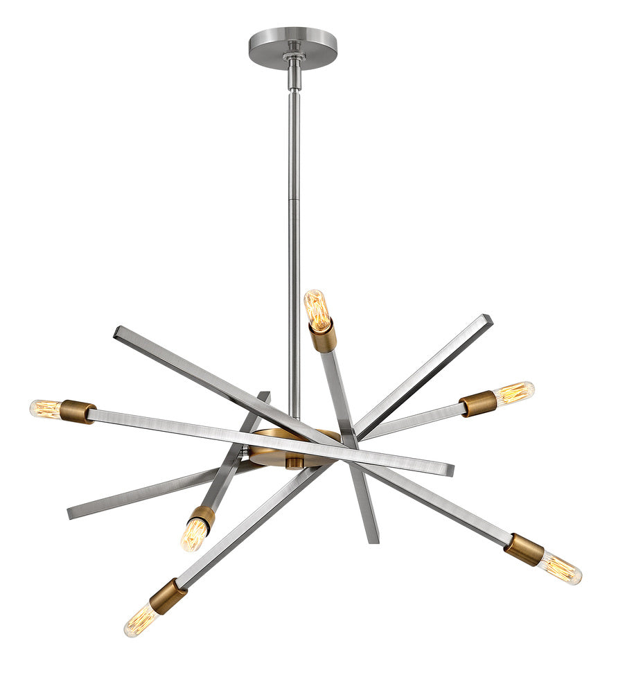 Hinkley Lighting ARCHER 4765BN Chandelier Contemporary - Brushed Nickel