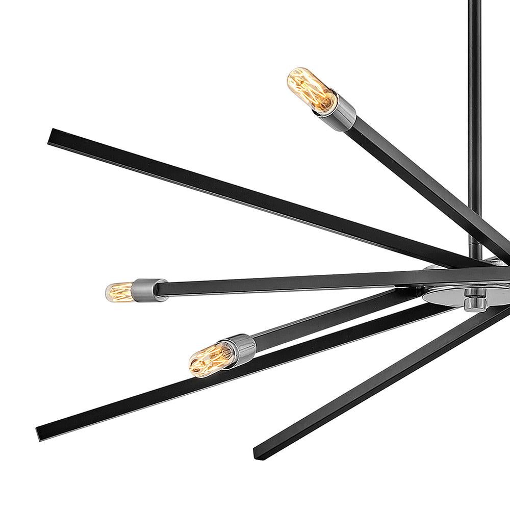 Hinkley Lighting ARCHER 4766SK Chandelier Contemporary - Satin Black