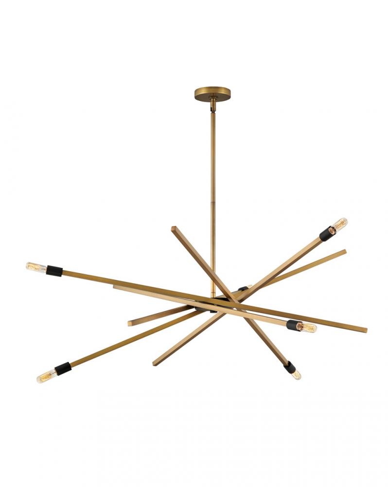 Hinkley Lighting ARCHER 4766HB Chandelier Modern - Heritage Brass