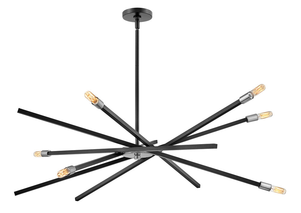 Hinkley Lighting ARCHER 4766SK Chandelier Contemporary - Satin Black