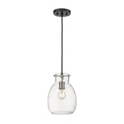 1 Light Pendant-Clear