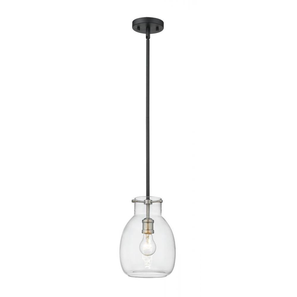 1 Light Pendant-Clear