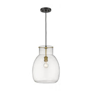 1 Light Pendant-Clear