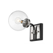 1 Light Wall Sconce-Clear