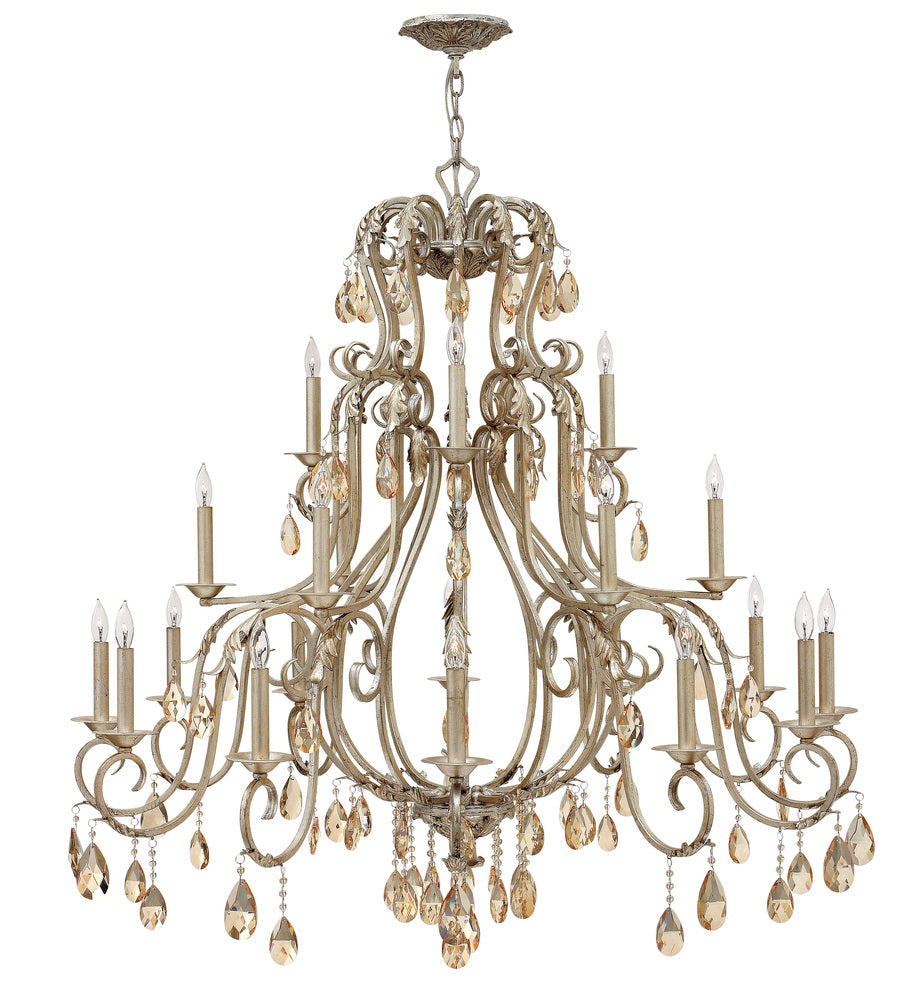 Hinkley Lighting CARLTON 4779SL Chandelier Traditional - Silver Leaf