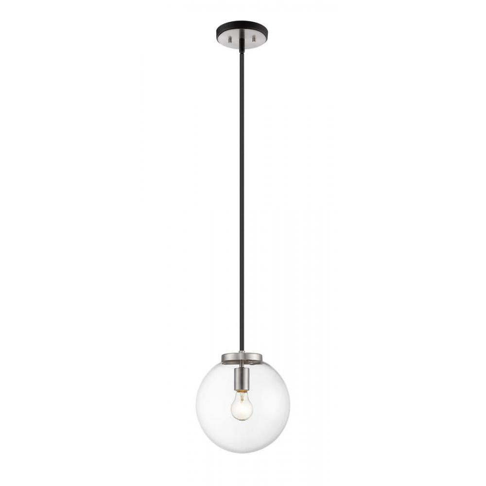 1 Light Pendant-Clear