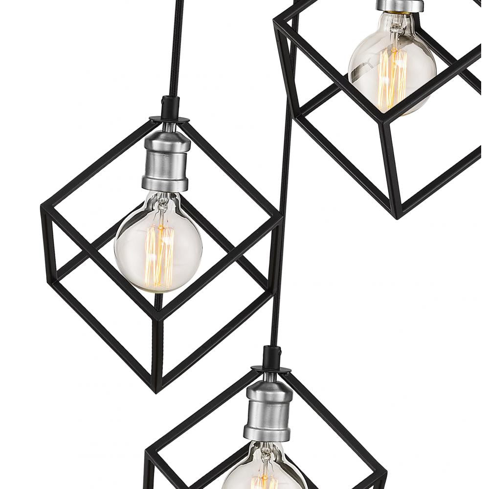 Z-Lite Lighting 478-3MB-BN Chandelier Industrial - Nickel