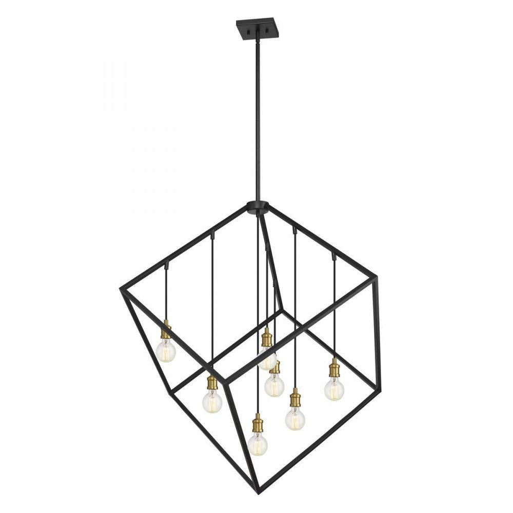 Z-Lite Lighting 478P44-BRZ-OBR Chandelier Industrial - Brass