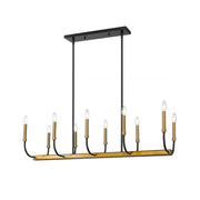 10 Light Linear Chandelier