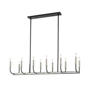 12 Light Linear Chandelier