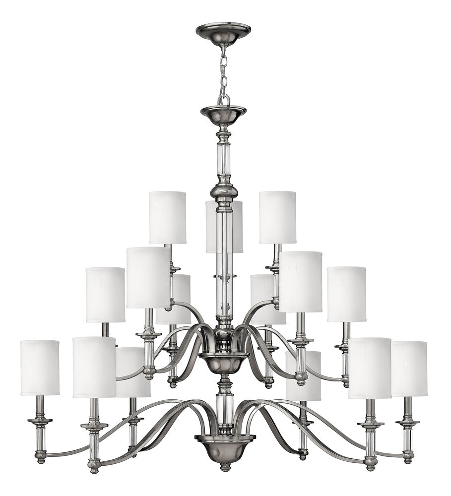 Hinkley Lighting SUSSEX 4799BN Chandelier Traditional - Brushed Nickel