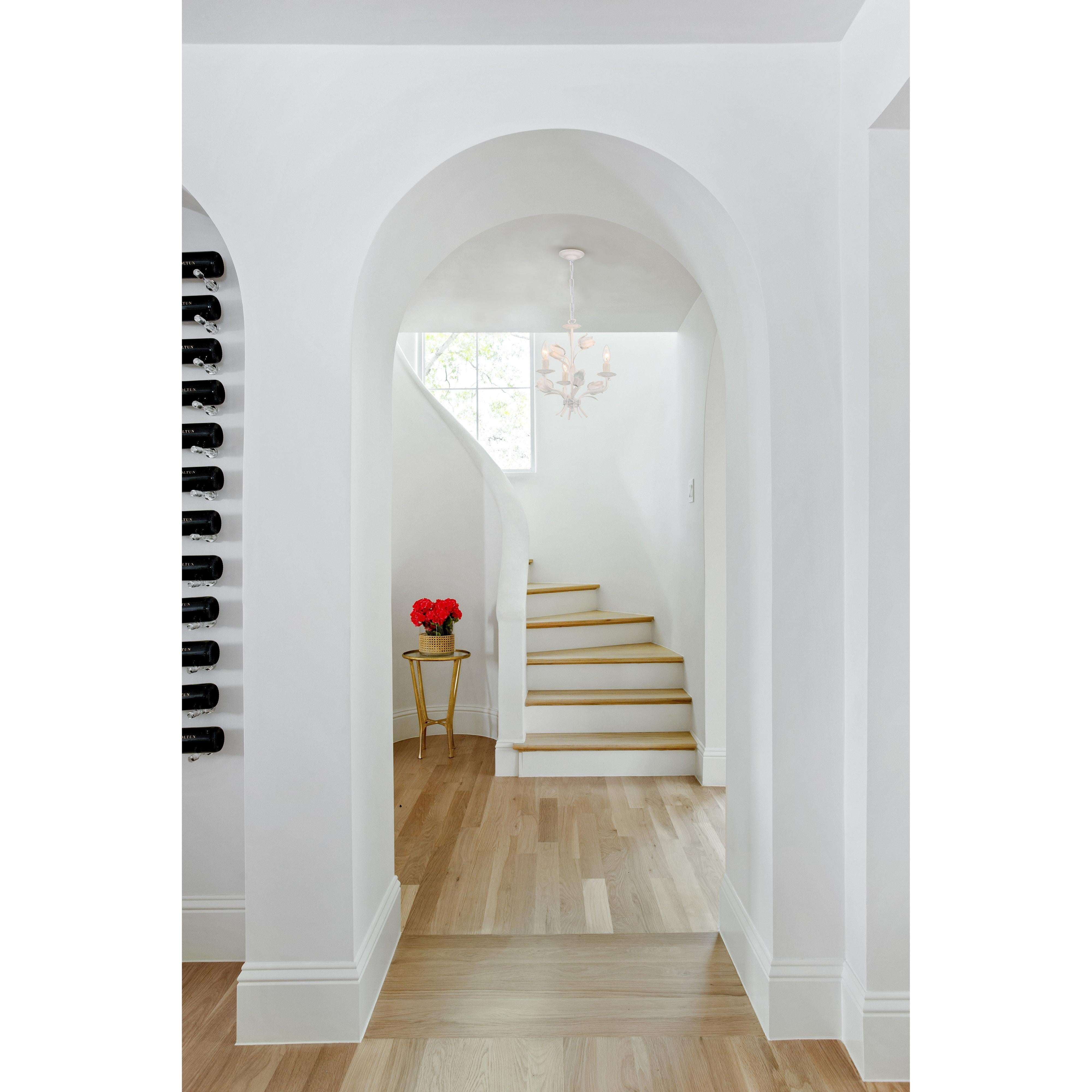 Crystorama Southport 4813-WW – 14 Inch – 3 Light – Chandelier – Wet White – Damp Rated