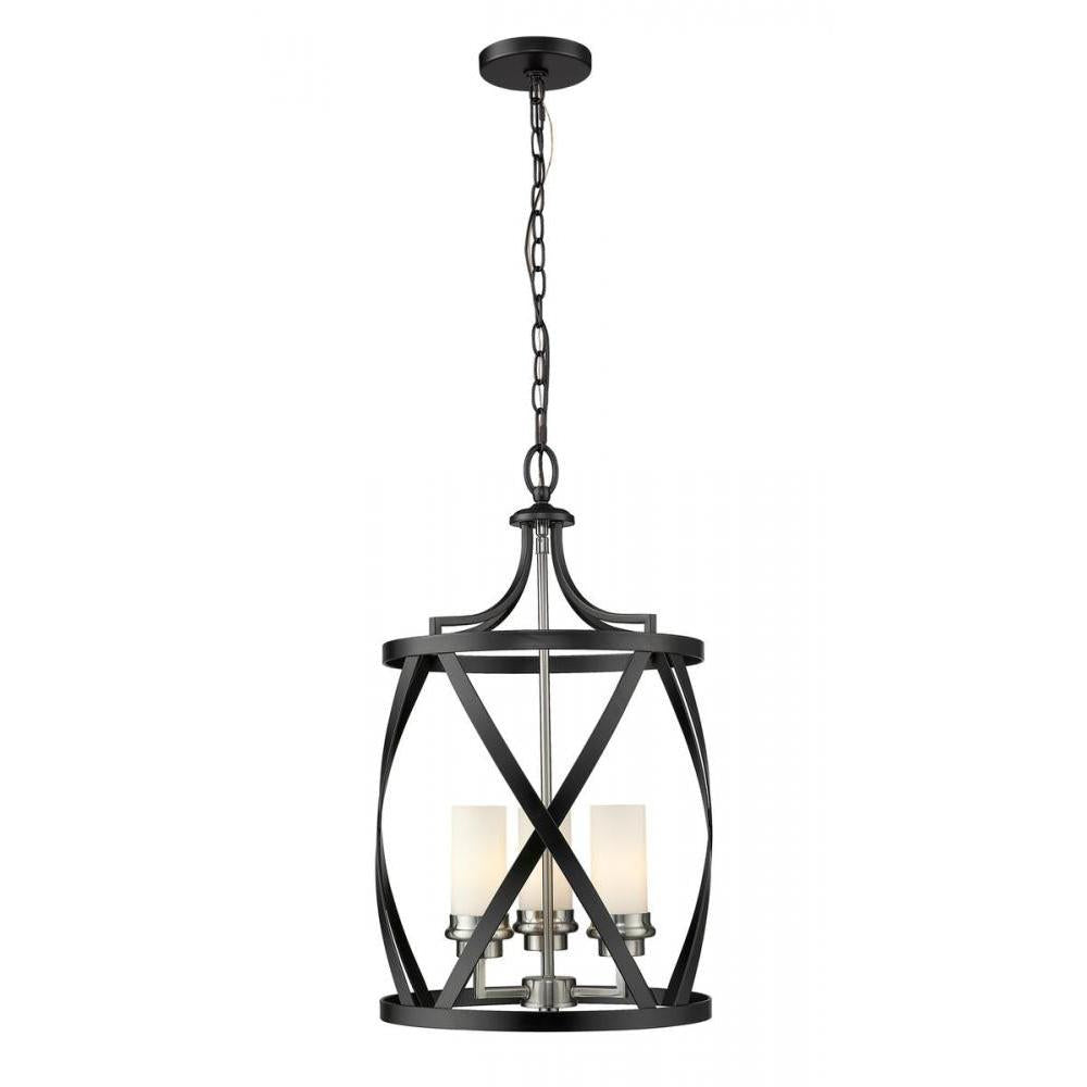 3 Light Pendant-White