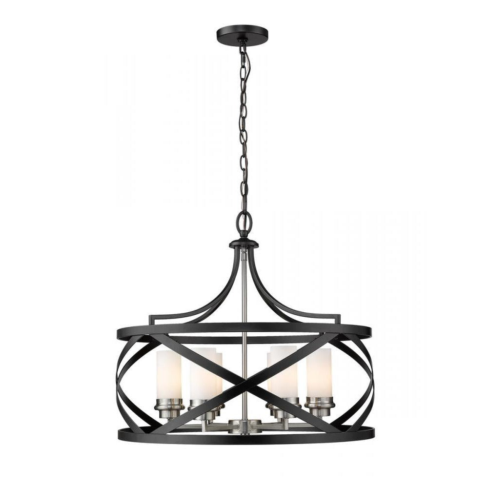 Z-Lite Lighting 481P24-MB-BN Chandelier Americana - Nickel