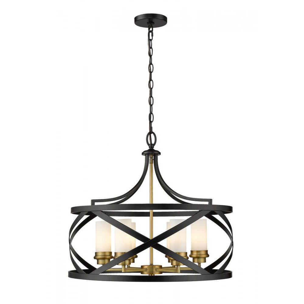 Z-Lite Lighting 481P24-MB-OBR Chandelier Americana - Brass