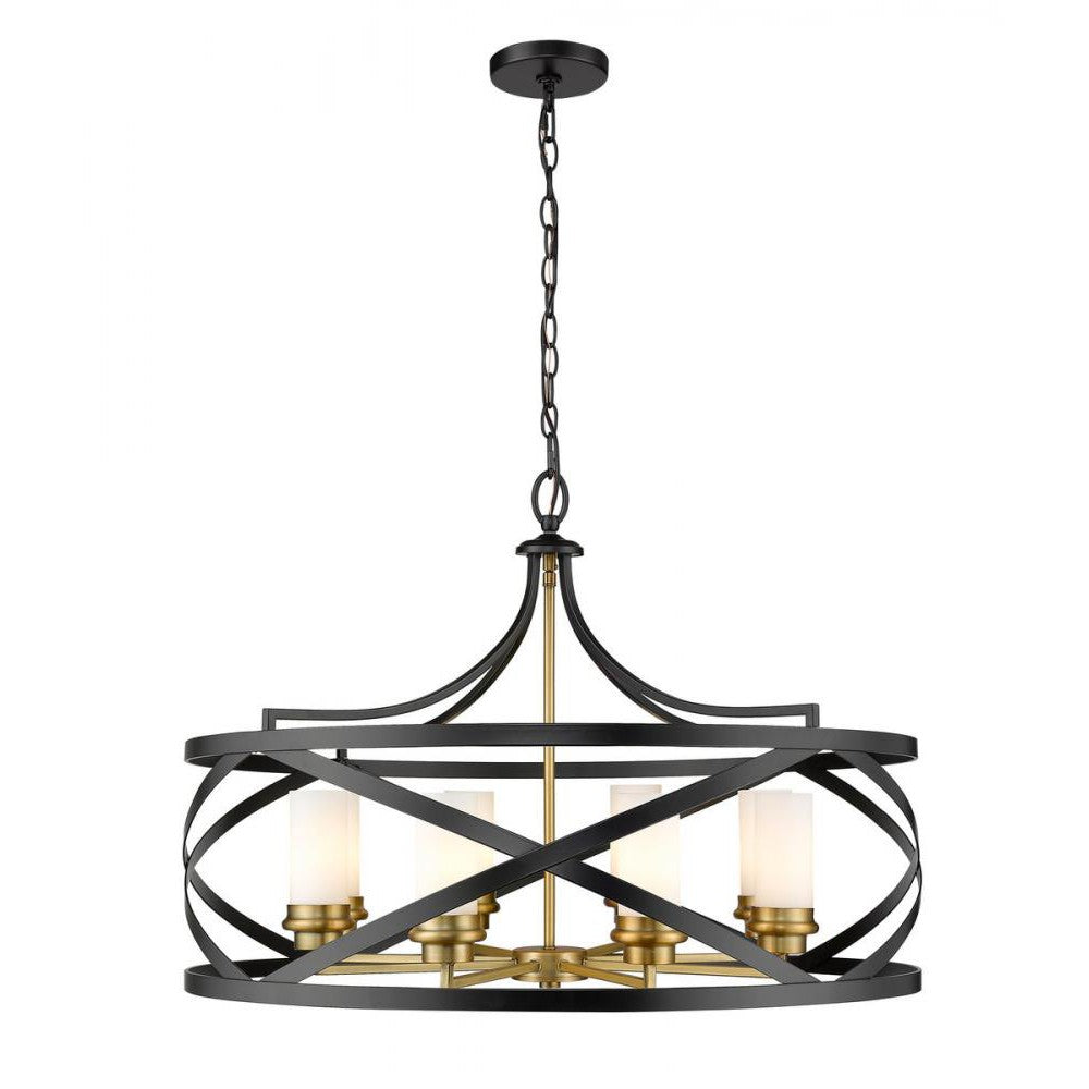 Z-Lite Lighting 481P30-MB-OBR Chandelier Americana - Brass