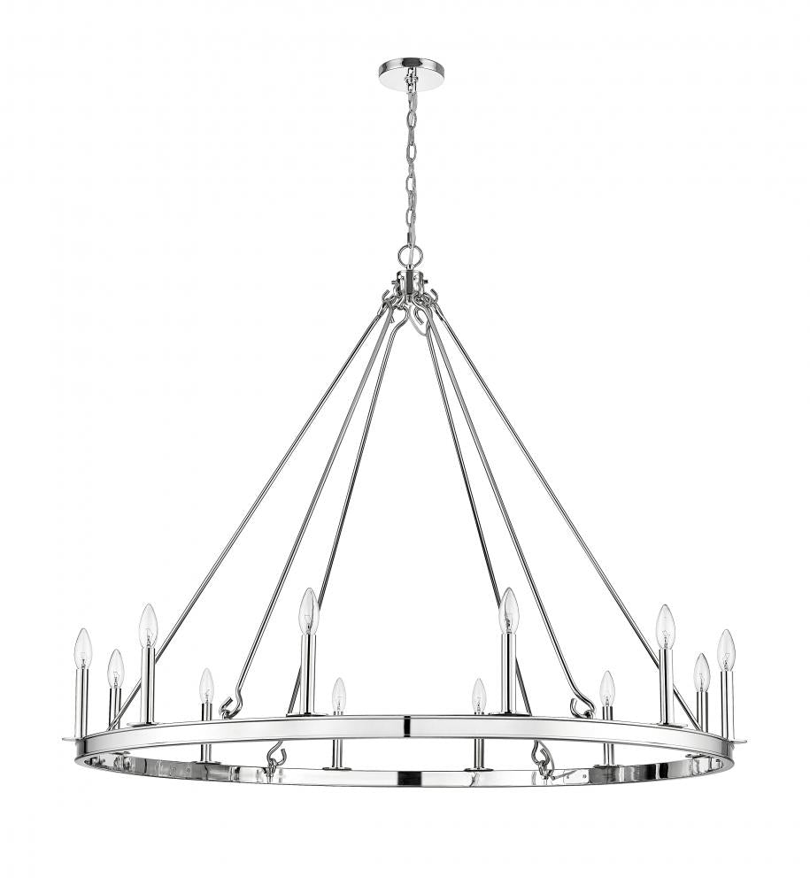 Z-Lite Lighting 482R-12PN Chandelier Restoration - Nickel