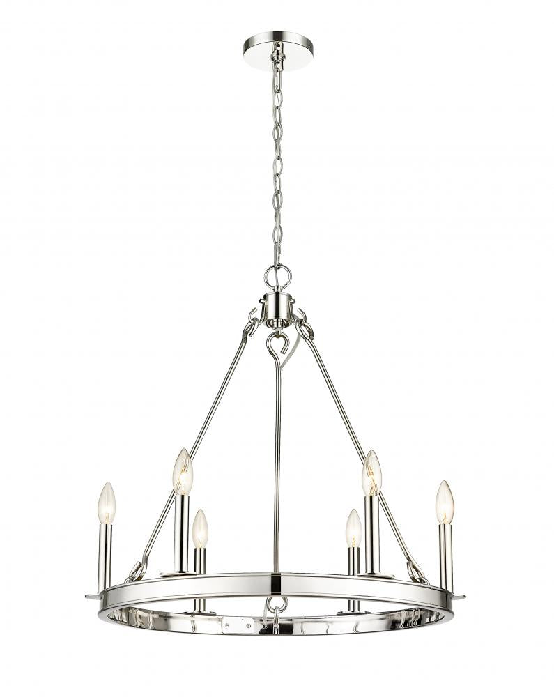 Z-Lite Lighting 482R-6PN Chandelier Restoration - Nickel