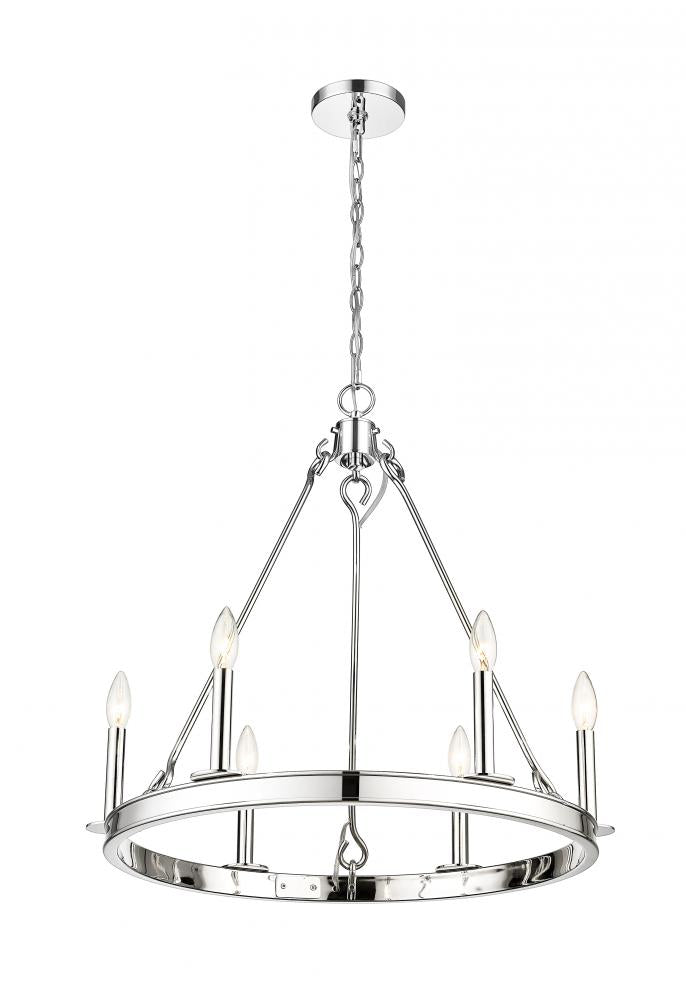 Z-Lite Lighting 482R-6PN Chandelier Restoration - Nickel